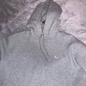 cozy gray oversized hoodie